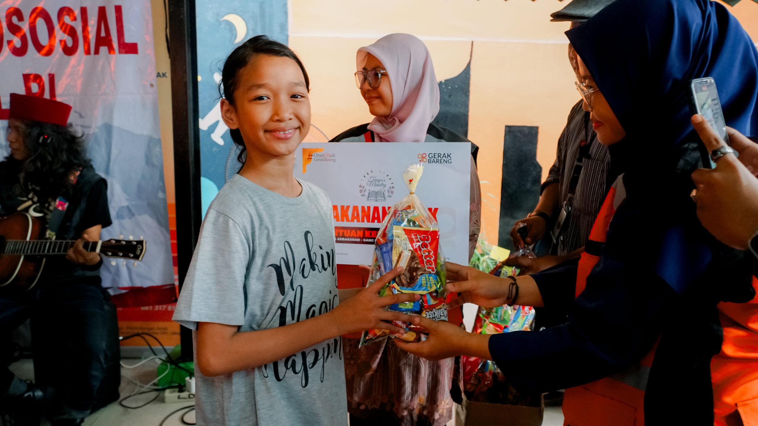 trauma healing anak-anak korban kebakaran